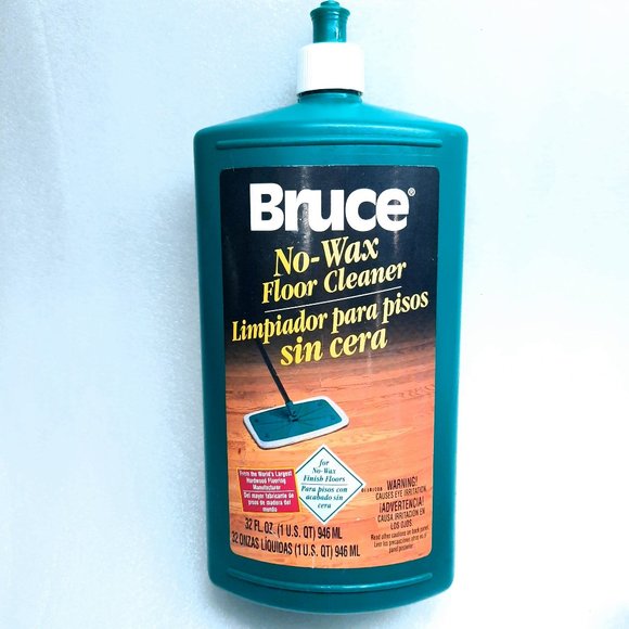 Bruce No Wax Floor cleaner Hardwood Laminate Cleaning Vintage 1998 prop 1/2 full - Picture 1 of 4